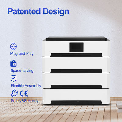 Growatt 51.2v 10kwh 20kwh 30kwh 50kwh Lifepo4 Lityum Ion Ev Güneş Sistemi Yüklenebilir