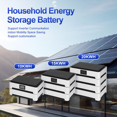 Metal Kasa Lityum İyon 51.2V Ev Ticari Güneş Enerjisi Pil Depolama Sistemi 10kwh