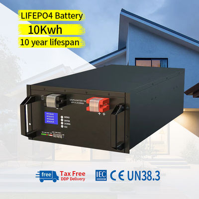 Döngü Süresi 6000 Kat 51.2V 300ah 100Ah Lifepo4 Lityum İyon Aküler Güneş Enerjisi İçin