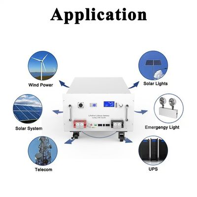 666 X 483 X 267mm 51.2V 280Ah Solar Lityum Pil Paketi Ev Enerji Çözümü Sistemi