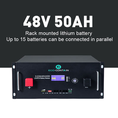 Özel Boyut 48v Rack Mount Lityum Bataryası Ev Rack Güneş Enerjisi Depolama Çözümü