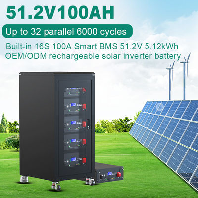 Özel Boyut 48v Rack Mount Lityum Bataryası Ev Rack Güneş Enerjisi Depolama Çözümü
