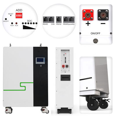 20kw 10kw 5kwh Lifepo4 Güneş Enerjisi Değiştiricisi ve BMS Lifepo4 Pilli Depolama Kabineti