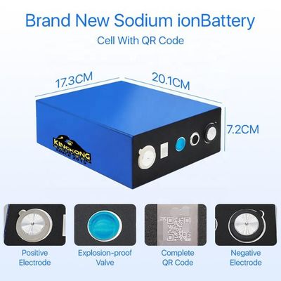 Na Sodyum İyon Pil Hücresi 3.1v 220ah Elektrikli Bisiklet için -10C çalışma sıcaklığı