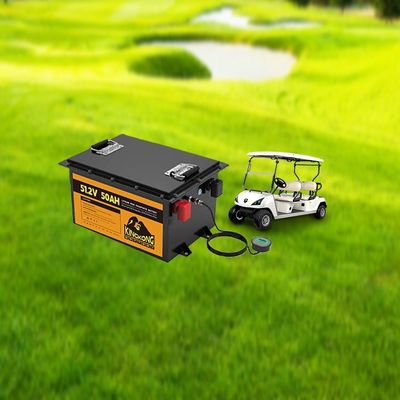 51.2V 105Ah Golf Arabaları Pil Araç Lifepo4 OEM / ODM hizmeti ile şarj edilebilir paket