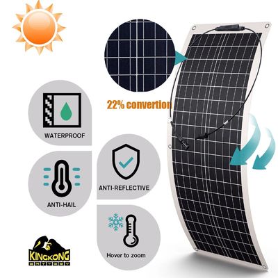 OEM Esnek Güneş Paneli 200W Panel Boyutları 1590x710x2mm 100W 210W 310W 410W 525W