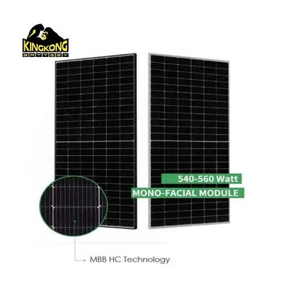 182mm Hücre Boyutu Monocrystalline Tiger Pro 550W 540W Güneş Enerjisi Sistemi için Güneş Panelleri
