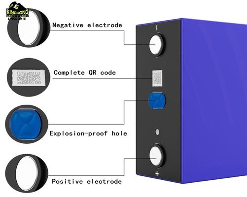 OEM Güneş Enerjisi Depolama Çözümleri için 280Ah 314Ah Prismatik LiFePO4 Pil Hücresi