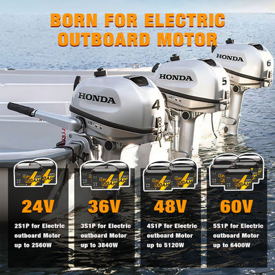 Özel Elektrikli Tekne Lifepo4 Batarya Paketi 12V 24V 36V 48V 60V Volt Lityum İyon Batarya Paketi Tekne RV Camper Araç için