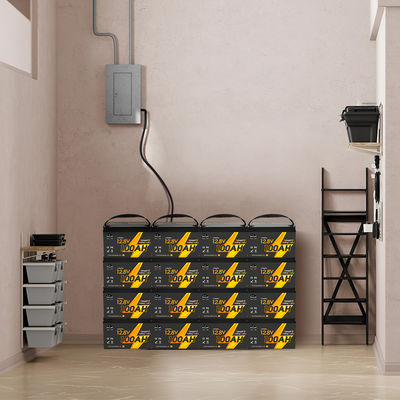 12V 12.8V 24V 48V Volt 100Ah 120Ah 200Ah 300Ah 400Ah Şarj edilebilir Lifepo4 Derin Döngü Li Lityum İyon Pil Paketi Sızdırılamaz