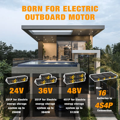 12V 12.8V 24V 48V Volt 100Ah 120Ah 200Ah 300Ah 400Ah Şarj edilebilir Lifepo4 Derin Döngü Li Lityum İyon Pil Paketi Sızdırılamaz