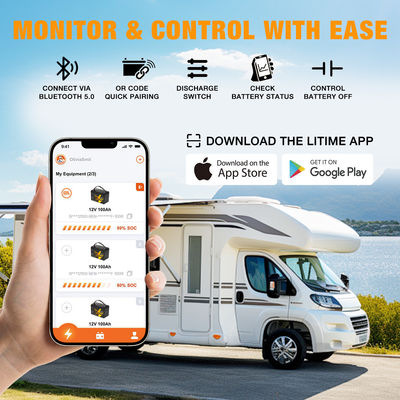 12V 12.8V 24V 48V Volt 100Ah 120Ah 200Ah 300Ah 400Ah Şarj edilebilir Lifepo4 Derin Döngü Li Lityum İyon Pil Paketi Sızdırılamaz