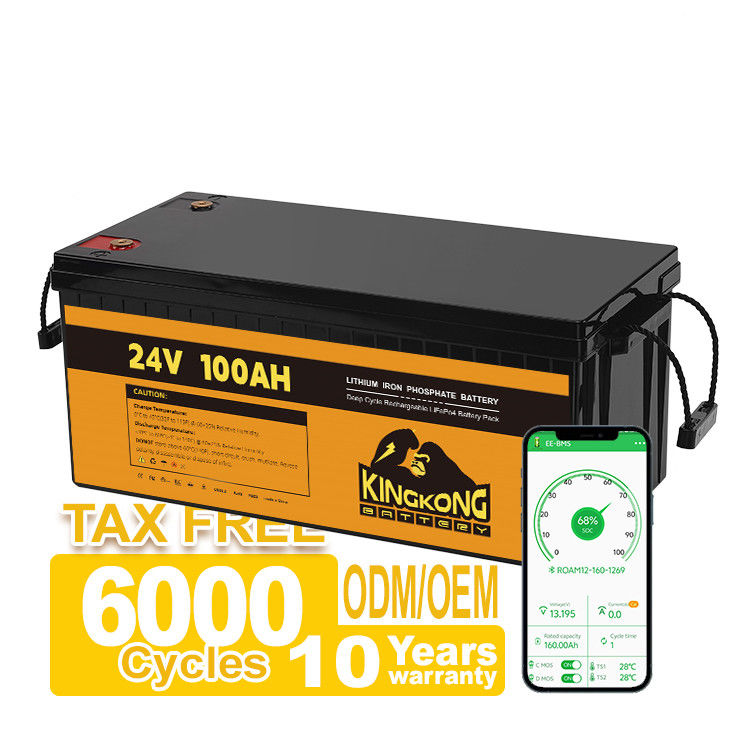 Uzun Sürekli Güçlü 12.8V 100AH 200Ah 230Ah 300Ah Güneş Donanımı Lifepo4 Pil