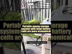 Akü paketli taşınabilir enerji depolama sistemleri taşımak kolaydır ve büyük kapasiteye sahiptir