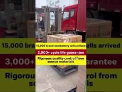 15000 yeni lityum iyon bataryası geldi, 3000 kullanım döngüsünü sağladı.