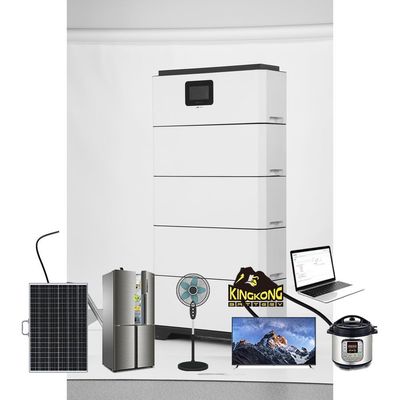200Ah 300Ah 400Ah 500Ah 48V Lifepo4 Bataryası Tümü Bir Inverter ve Fosfat Montajı