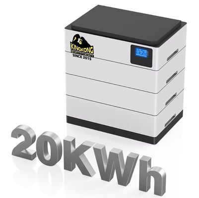 OEM Güneş Enerjisi Depolama Sistemi Ev 48V 51.2V 400AH 20KWh Yüklü LiFePO4 Pil