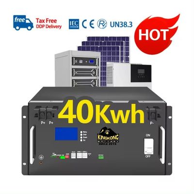 48V 15kw Lityum Lifepo4 Pil 300Ah LFP 51.2V 15kwh Aile Güneş Sistemi için Pil Rack