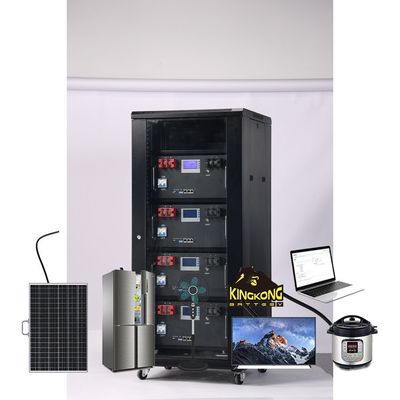 Rack Montajlı 51.2V 120Ah 6Kwh 48V LiFePO4 Güneş Inverteri Enerji Depolama Pil Sistemi