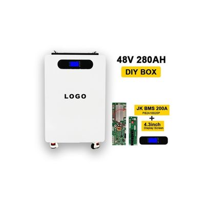 280ah Lifepo4 BMS Pil Kutusu DIY Pil Paketi Tekerlekli ve Dikey Ayakta Durma Küresi