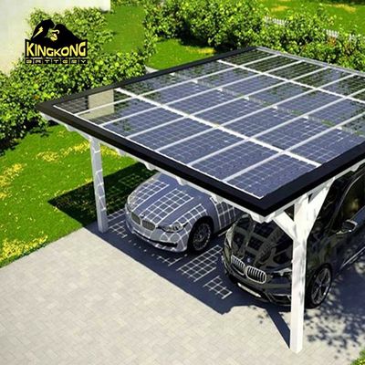 Modern Tasarım PV Solar Carport Montaj Sistemi Doğal ve Standart Malzeme Seçenekleri