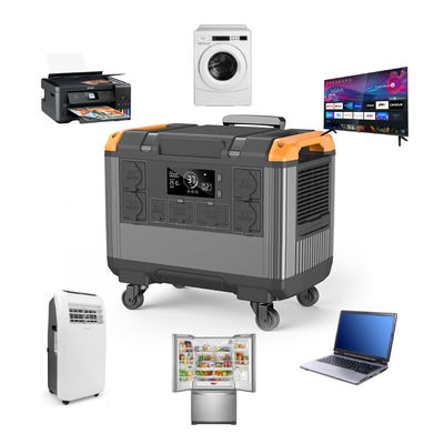 LiFePO4 Bataryası EU 230V Ev UPS 3000W Kamp ve Acil İhtiyaçlar için Güneş Jeneratörü