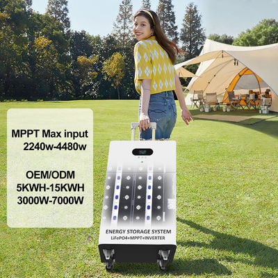 Elektrik istasyonu bankası All In One Inverter Hybrid Off Grid AC 5kw 10kw 15kw 20kw Solar Lityum LiFePO4 Enerji Depolama Pil Sistemi